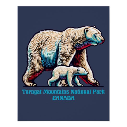 Torngat Mountains Nationaal Park Canada Perfect Poster (Voorkant)