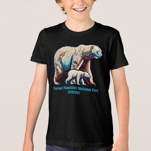Torngat Mountains Nationaal Park Canada Tri-Blend Shirt (Voorkant)