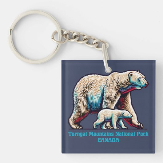 Torngat Mountains National Park Canada Sleutelhanger (Voorkant)