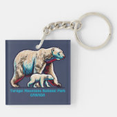 Torngat Mountains National Park Canada Sleutelhanger (Achterkant)