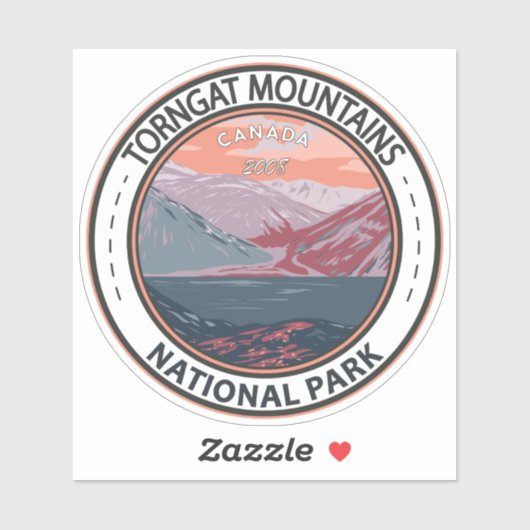 Torngat Mountains National Park Canada  Sticker (Vel)