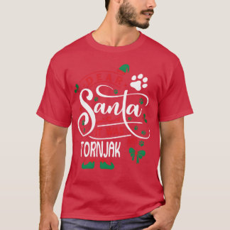 Tornjak Hond Kerst Hondenras familie jongen T-shirt