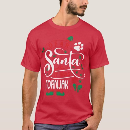 Tornjak Hond Kerst Hondenras familie jongen T-shirt (Voorkant)