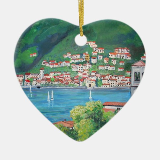 Torno, Italië Keramisch Ornament (Voorkant)