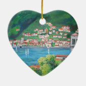 Torno, Italië Keramisch Ornament (Achterkant)