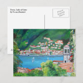 Torno, meer Como-Briefkaart Briefkaart (Voorkant / Achterkant)