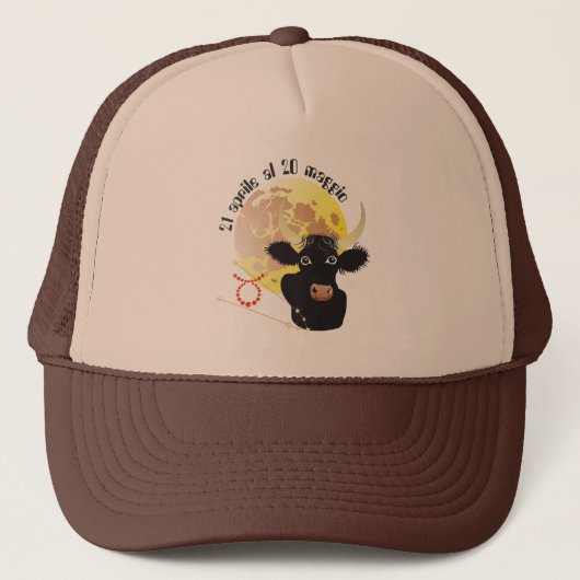 Toro 21 aprile al 20 maggio Cappello Trucker Pet (Voorkant)