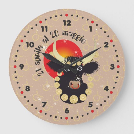 Toro 21 aprile al 20 maggio Orologio Grote Klok (Voorkant)