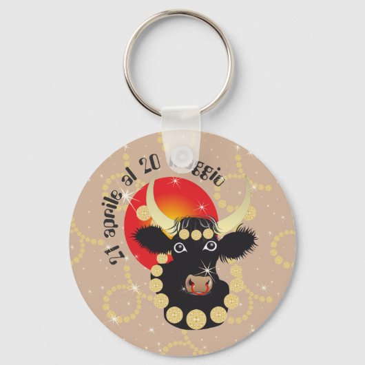 Toro 21 aprile al 20 maggio Portachiavi Sleutelhanger (Voorkant)