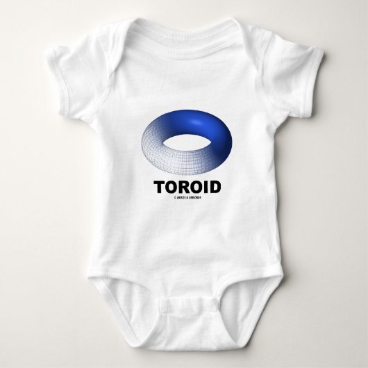 Toroïde (Blauwe Torus) Romper (Voorkant)