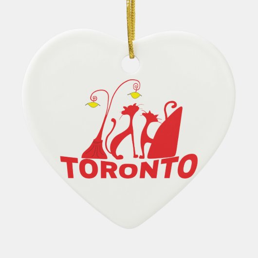 Toronto 1 keramisch ornament (Voorkant)