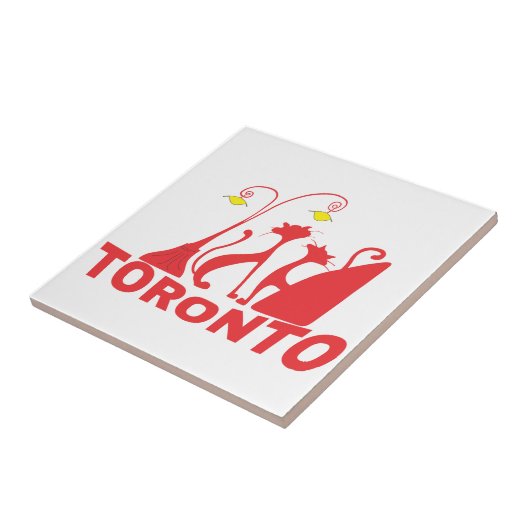 Toronto 1 tegeltje (Zijkant)