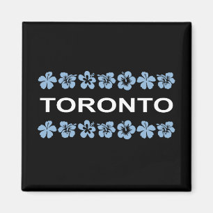 Toronto Aloha Bands Blauw Donker Kleur Magneet