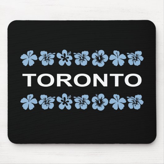 Toronto Aloha Bands Blauw Donker Kleur Muismat (Voorkant)