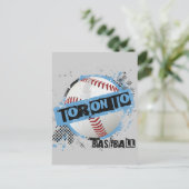 TORONTO BASEBALL BRIEFKAART (Staand voorkant)