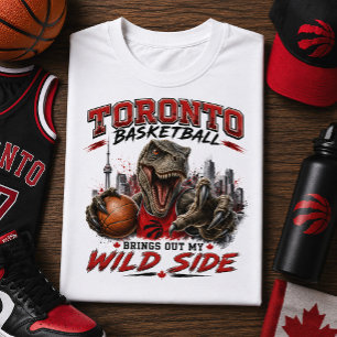 Toronto Basketbal Brengt Mijn Wilde Kant Naar Buit Tri-Blend Shirt