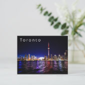 Toronto bij Night, Canada Briefkaart (Staand voorkant)