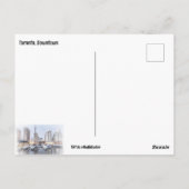 Toronto, Binnenstad Briefkaart (Achterkant)