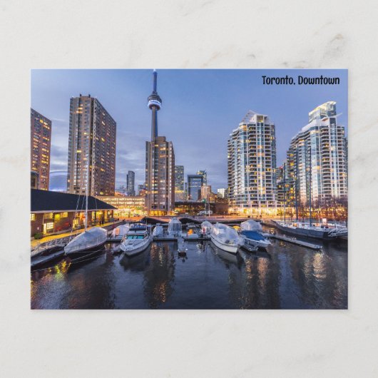 Toronto, Binnenstad Briefkaart (Voorkant)