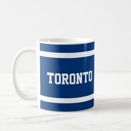Toronto Blue en White Mok (Links)