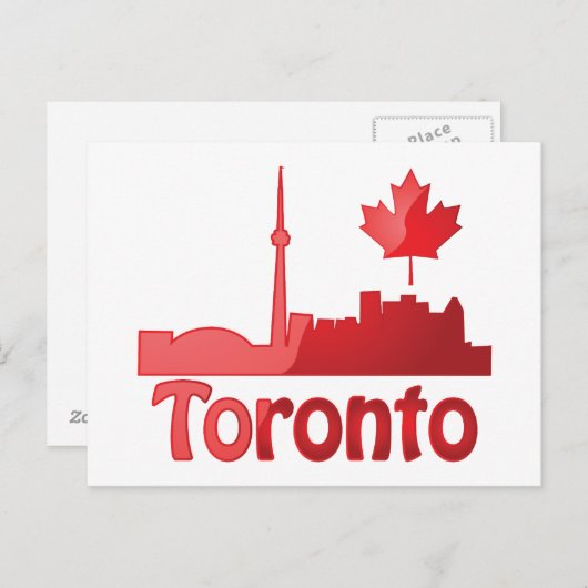 Toronto briefkaart (Voorkant / Achterkant)