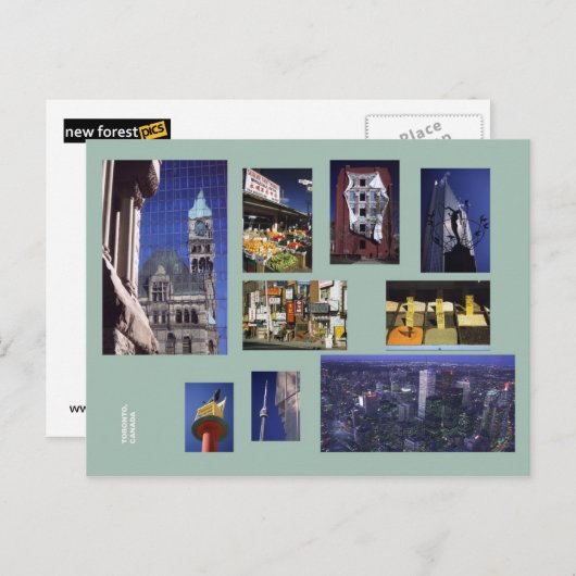 Toronto briefkaart (Voorkant / Achterkant)