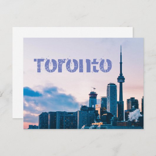 Toronto Briefkaart (Voorkant / Achterkant)