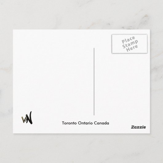 Toronto Briefkaart (Achterkant)