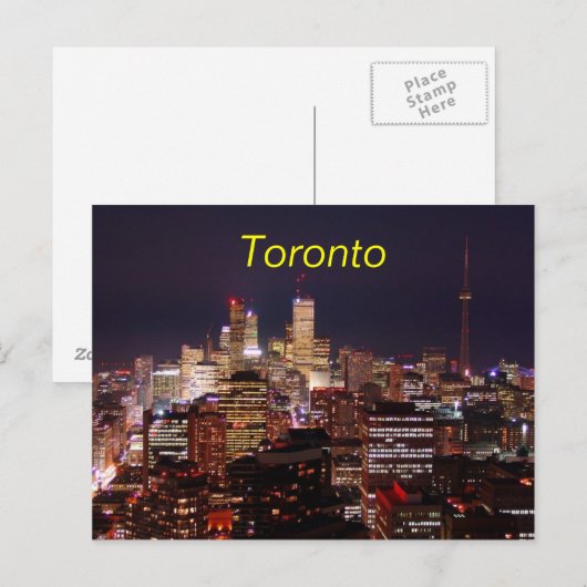 Toronto briefkaart (Voorkant / Achterkant)