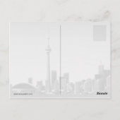 Toronto Business Center Briefkaart (Achterkant)