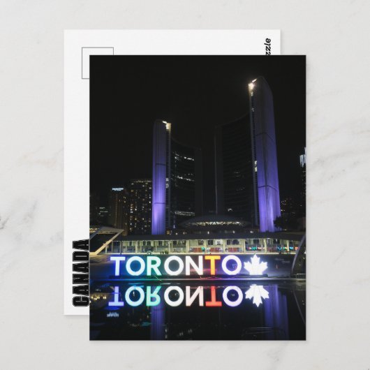 Toronto, Canada Briefkaart (Voorkant / Achterkant)