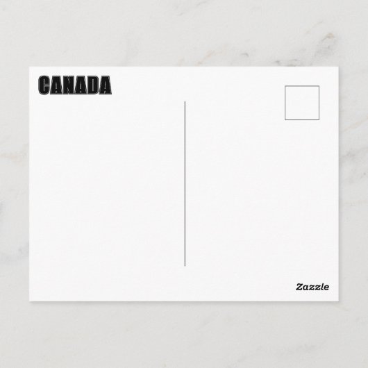 Toronto, Canada Briefkaart (Achterkant)