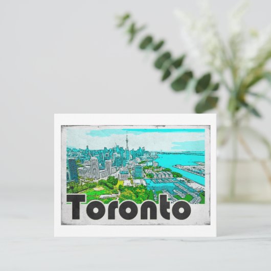 Toronto Canada Briefkaart (Staand voorkant)