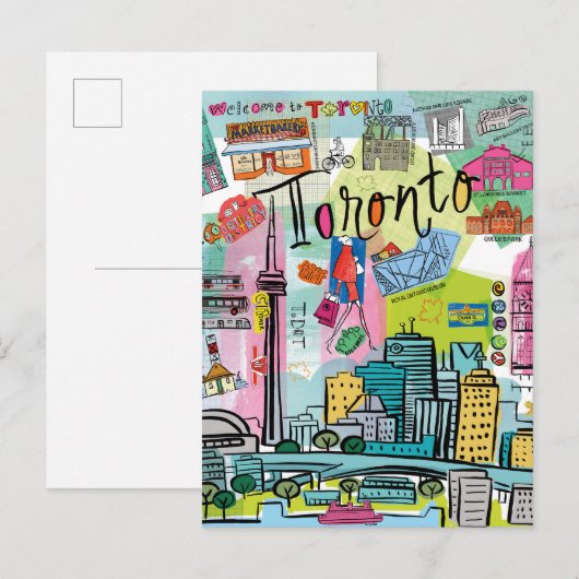 Toronto, Canada Briefkaart (Voorkant / Achterkant)