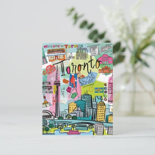 Toronto, Canada Briefkaart (Staand voorkant)
