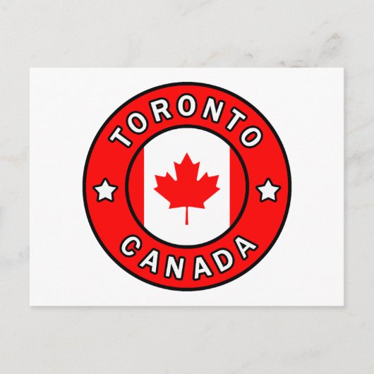 Toronto Canada Briefkaart (Voorkant)