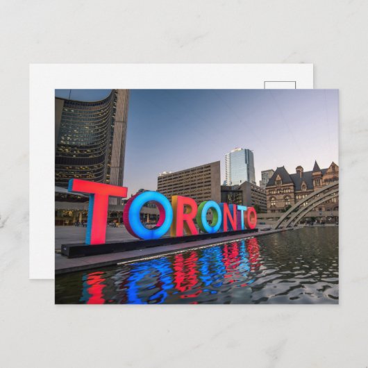Toronto Canada Briefkaart (Voorkant / Achterkant)