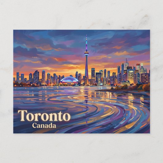 Toronto Canada Briefkaart (Voorkant)