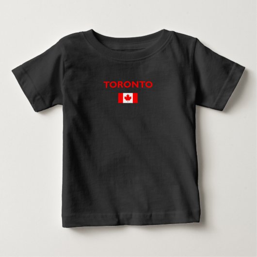 Toronto Canada Canadese vlag Donkere kleur (Voorkant)