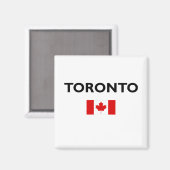 Toronto Canada Canadese vlag Licht-kleur Magneet (Voorkant / Achterkant)