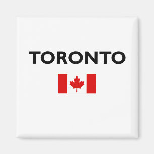 Toronto Canada Canadese vlag Licht-kleur Magneet