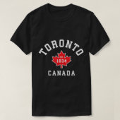 Toronto Canada Canadian Flag Maple Leaf T - shirts (Design voorkant)