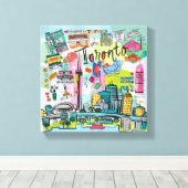 Toronto, Canada Canvas Afdruk (Insitu (Houten vloer))