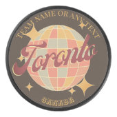 Toronto Canada City tafeltennis Hockey Puck (Voorkant)
