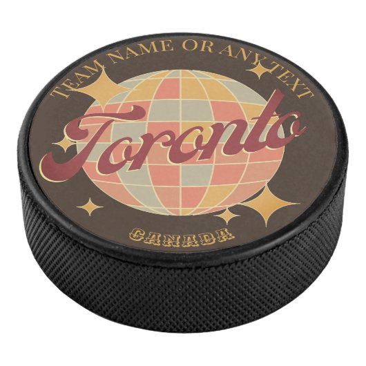 Toronto Canada City tafeltennis Hockey Puck (3/4)