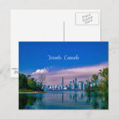 Toronto, Canada cityscape Briefkaart (Voorkant / Achterkant)