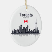 TORONTO CANADA CITYSCAPE ORNAMENT (Rechts)