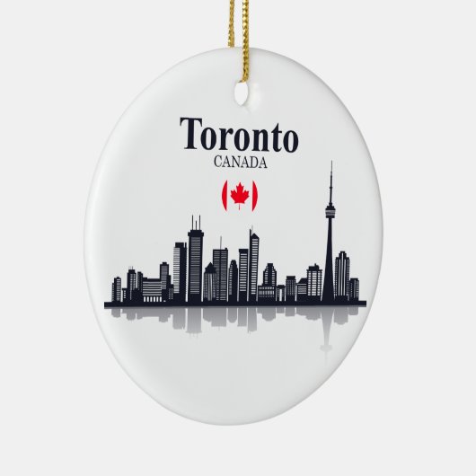 TORONTO CANADA CITYSCAPE ORNAMENT (Rechts)