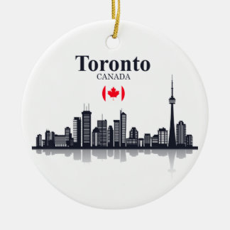 TORONTO CANADA CITYSCAPE ORNAMENT