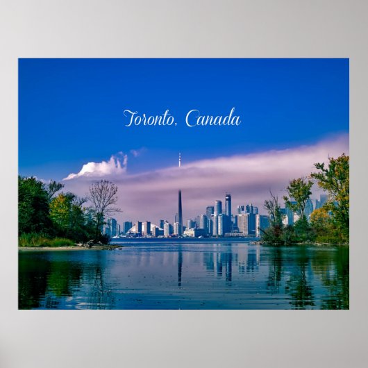 Toronto, Canada cityscape Poster (Voorkant)
